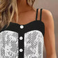 Crochet Lace Double Strap Tank Top