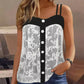 Crochet Lace Double Strap Tank Top