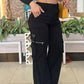 High Waist Wide Leg Cargo Pants