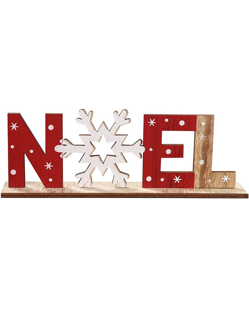 Christmas Home Decoration Table Fireplace Window Tree Decorative Ornament Wooden Letter Crafts