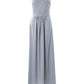 Bandeau Ruched Sleeveelss Maxi Dress