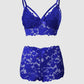 Bow Decor Lace Lingerie Set