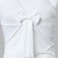Thick Strap Backless Bowknot Design Top