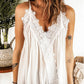 Eyelash Crochet Lace V Neck Cami Top