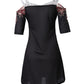 Tribal Print Cold Shoulder Casual Dress