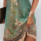 Tribal Floral Print Notch Neck Casual Dress