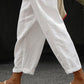 Pocket Detail Drawstring Casual Pants