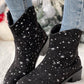 Star Chunky Heel Ankle Boots