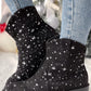 Star Chunky Heel Ankle Boots