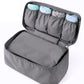 Underwear Organizer Large Compartment Lightweight Double Layer Cosmetic Bag Bra Bag