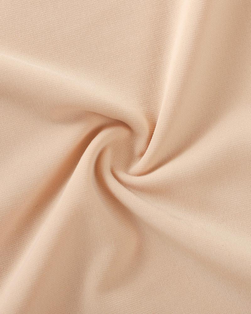 Lace Patch Seamless Boy Shorts Panty