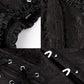 Baroque Pattern Tummy Control Overbust Boned Bustier Corset Eyelet Lace up Shapewear Top
