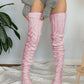 1Pair Thigh High Knit Leg Warmers Winter Warm Long Boot Socks