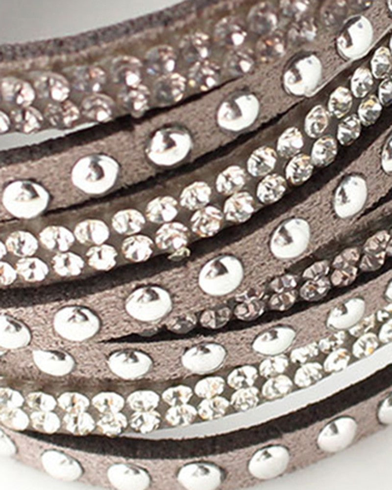 1pcs Leather Multi layer Wide Bracelet