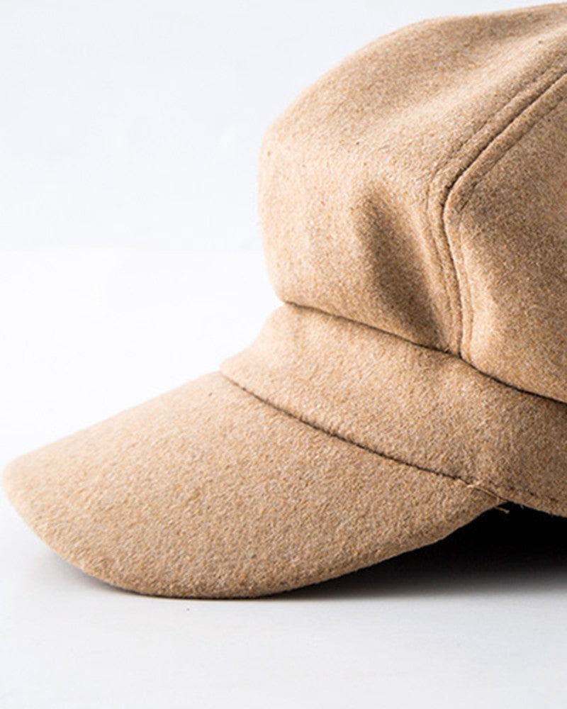 Fashinable Vintage Quilted Peaked Cap