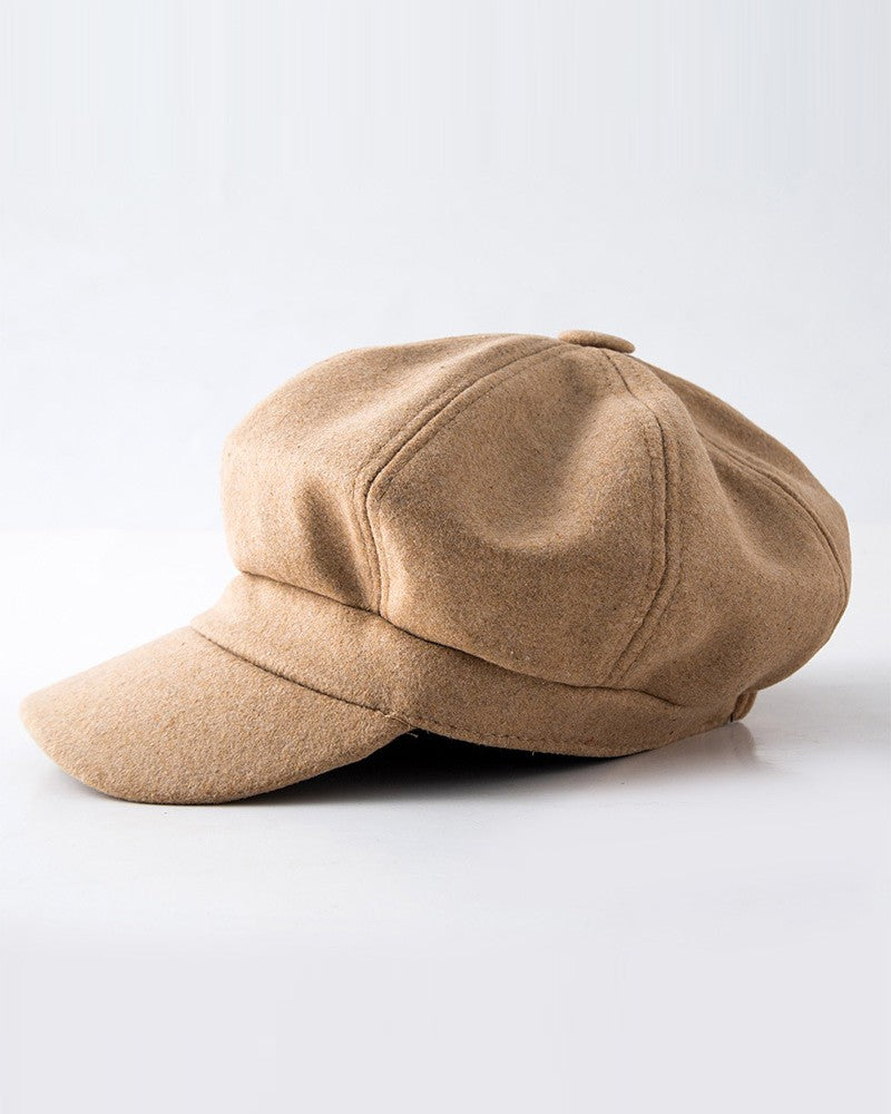 Fashinable Vintage Quilted Peaked Cap