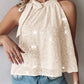 Tied Detail Allover Sequin Tank Top