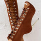 Lace up Ankle Boots Stiletto Heeled Bootie Sandals