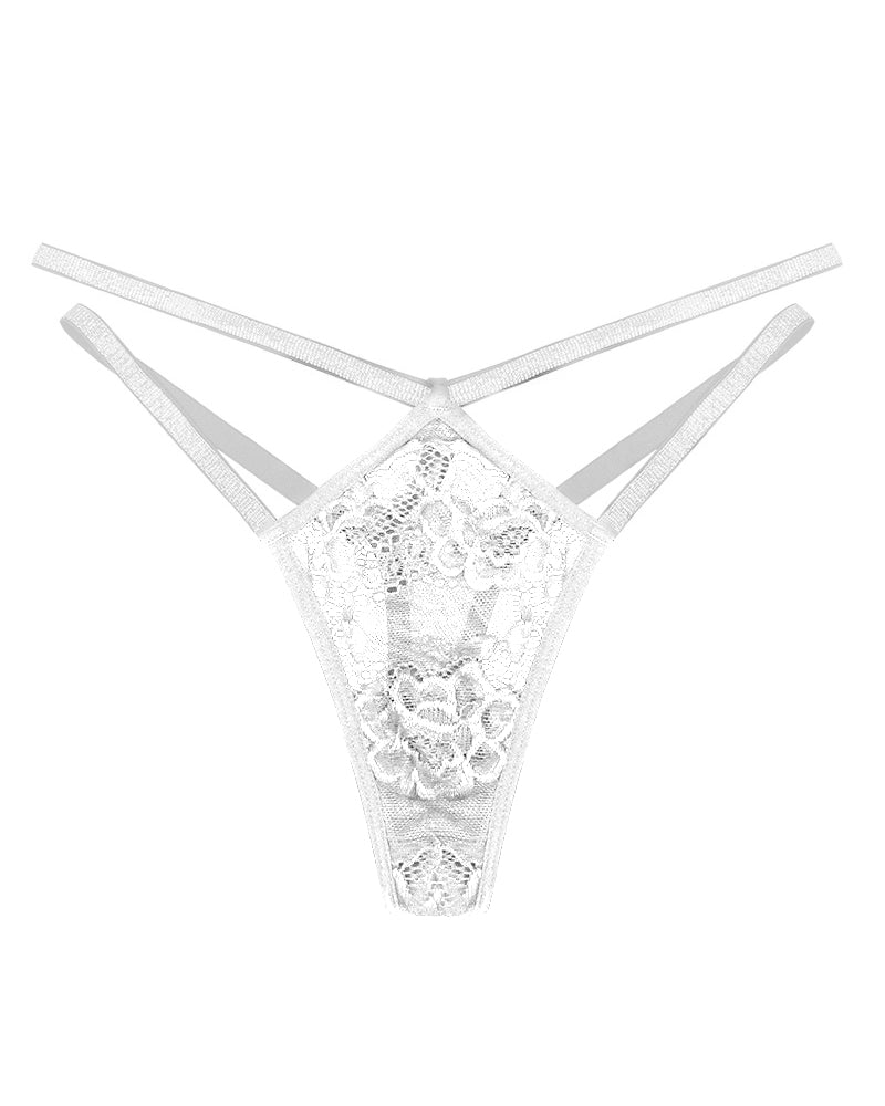 Crochet Lace Hollow Out Thong Panty