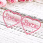 1Pair Glitter Barbie Hollow Heart Hook Earrings
