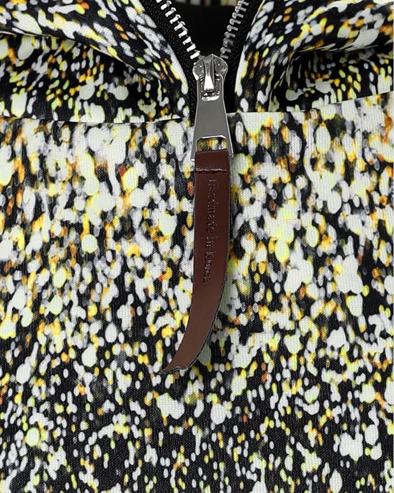 Print Long Sleeve Casual Drawstring Hoodie