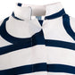 Striped Print Shirt & High Waist Pants Set
