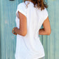 Cap Sleeve Round Neck T shirt