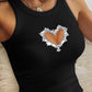 Rhinestone Hollow Heart Pattern Bodycon Dress