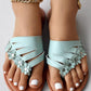 Floral Patten Hollow Out Flip Flops