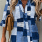 Denim Look Print Pocket Design Shirt