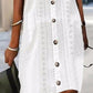 Tied Detail Eyelet Embroidery Casual Dress