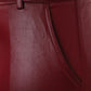 Plus Size Tied Detail Pocket Design PU Leather Pants