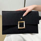 Crocodile Square Magnet Flap Clutch Bag