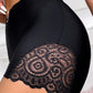 Lace Patch Seamless Boy Shorts Panty