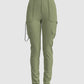 High Waist Pocket Design Cargo Pants
