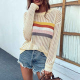 Apricot-Fall-Winter-Womens-Striped-Color-Block-Short-Sweater-Long-Sleeve-Crew-Neck-Casual-Loose-Knit-Pullover-Tops-K221-Front