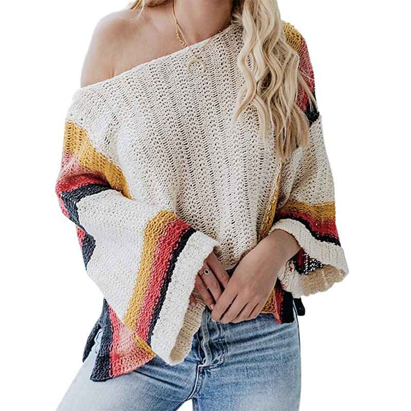    Apricot-Womens-2022-Cute-Summer-Fall-Color-Block-Striped-Lightweight-Comfy-Cable-Knit-Beach-Pullover-Sweaters-K094