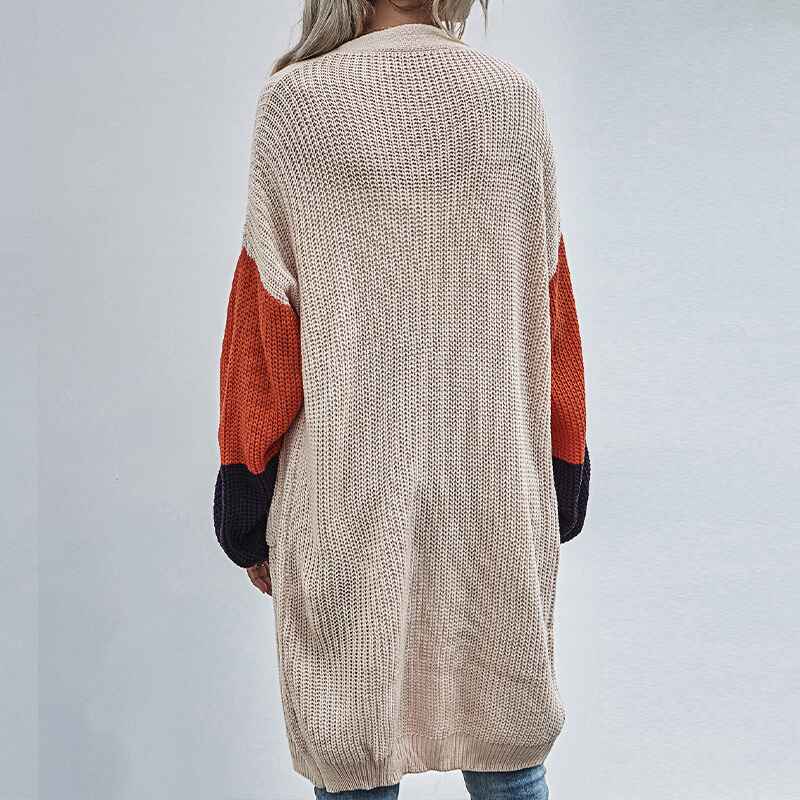 Apricot-Womens-Boho-Open-Front-Cardigan-Colorblock-Long-Sleeve-Loose-Knit-Lightweight-Sweaters-K363-Back