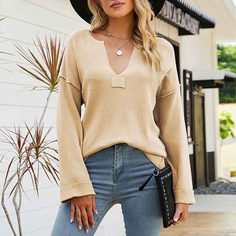 Apricot-Womens-Fall-Fashion-V-Neck-Long-Sleeve-Pullover-Jumper-Knitted-Casual-Tops-Sweater-Winter-Clothes-K425