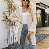 Apricot-Womens-Long-Sleeve-Cable-Knit-Sweater-Open-Front-Cardigan-Button-Loose-Outerwear-K407-Front