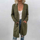 Army-Green-Womens-Long-Sleeve-Cable-Knit-Button-Down-Midi-Long-Cardigan-Sweater-Open-Front-Chunky-Knitwear-Coat-with-Pockets-K075