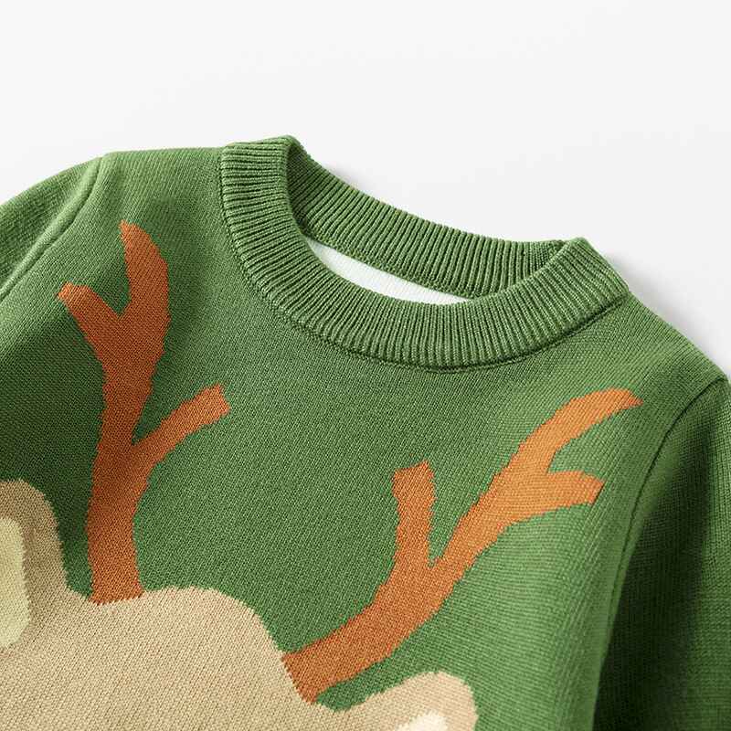 Baby-Boys-Girls-Christmas-Sweater-Toddler-O-Neck-Knitted-Cotton-Sweater-V031-Neck
