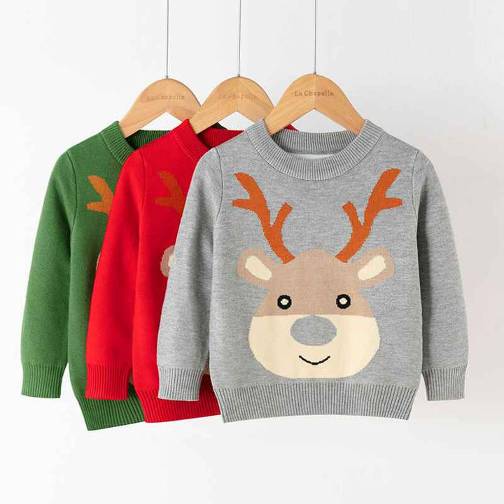Baby-Boys-Girls-Christmas-Sweater-Toddler-O-Neck-Knitted-Cotton-Sweater-V031