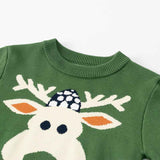     Baby-Boys-Girls-Sweatshirts-Christmas-Reindeer-Fleece-Crewneck-Pullover-Xmas-Winter-Warm-Sweaters-Tops-V045-Neck