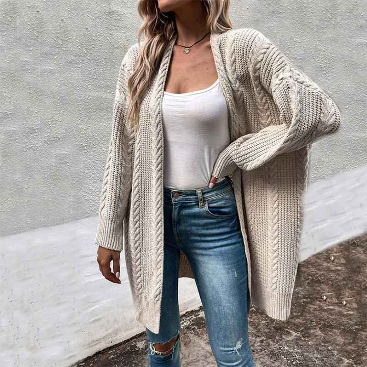 Beige-Womens-Casual-Open-Front-Cardigans-Long-Batwing-Sleeve-Chunky-Cable-Knit-Sweaters-Coat-with-Pockets-K392-side-2