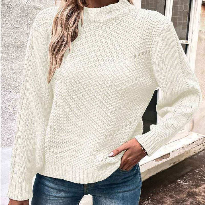 Beige-Womens-Fashion-Sweater-Long-Sleeve-Casual-Ribbed-Knit-Winter-Clothes-Pullover-Sweaters-Blouse-Top-K403