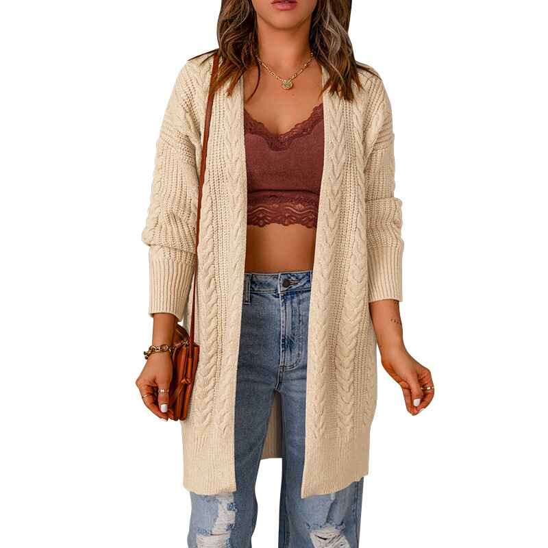 Beige-Womens-Long-Sleeve-Cable-Knit-Cardigan-Sweaters-Open-Front-Fall-Outwear-Coat-K102