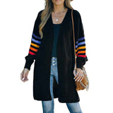 Black-Color-Block-Striped-Open-Front-Long-Cardigans-for-Women-Comfy-Knit-Sweater-Coat-Outwear-K121