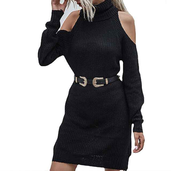 Black-Fall-Dresses-for-Women-Cold-Shoulder-Long-Sleeve-Cowl-Neck-Midi-Chunky-Knit-Sweater-Dress-Fit-Slim-Pullover-Dresses-K338