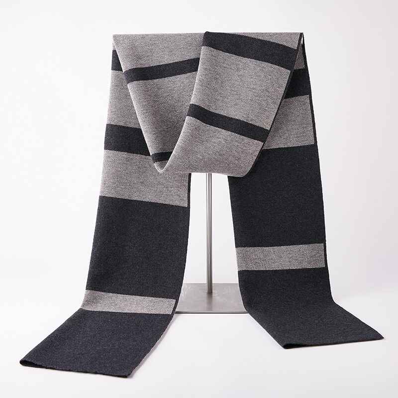 Black-Grey-Merino-Fine-Wool-Mens-Scarves-Fashion-Knitted-Soft-Scarf-for-Men-Thick-Winter-Neckwear-D002